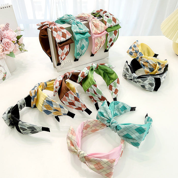 Wholesale fabric headband bow color matching MOQ≥2 JDC-HD-MIs010