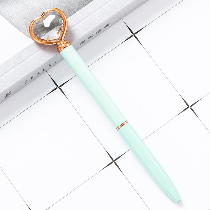 Wholesale Ballpoint Pen Metal Heart Diamond Gel Pen JDC-BP-Huah096