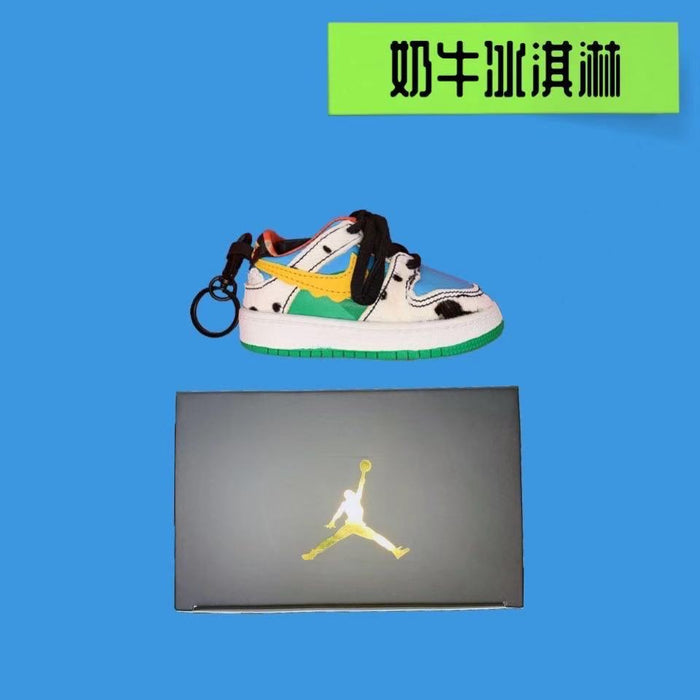 Wholesale USB Charging Basketball Shoes 8000mah Power Bank Leather Keychain MOQ≥2 JDC-KC-HDong003