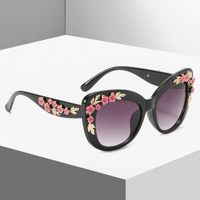 Wholesale PC material cat eye sunglasses women's fashion JDC-SG-PTJS010