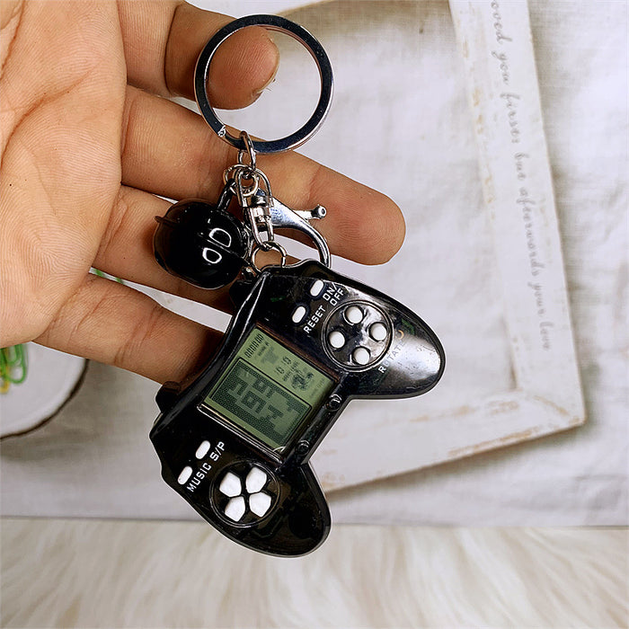 Wholesale Retro Mini Tetris Handle Game Console Kids Gift Keychain JDC-KC-DMF004