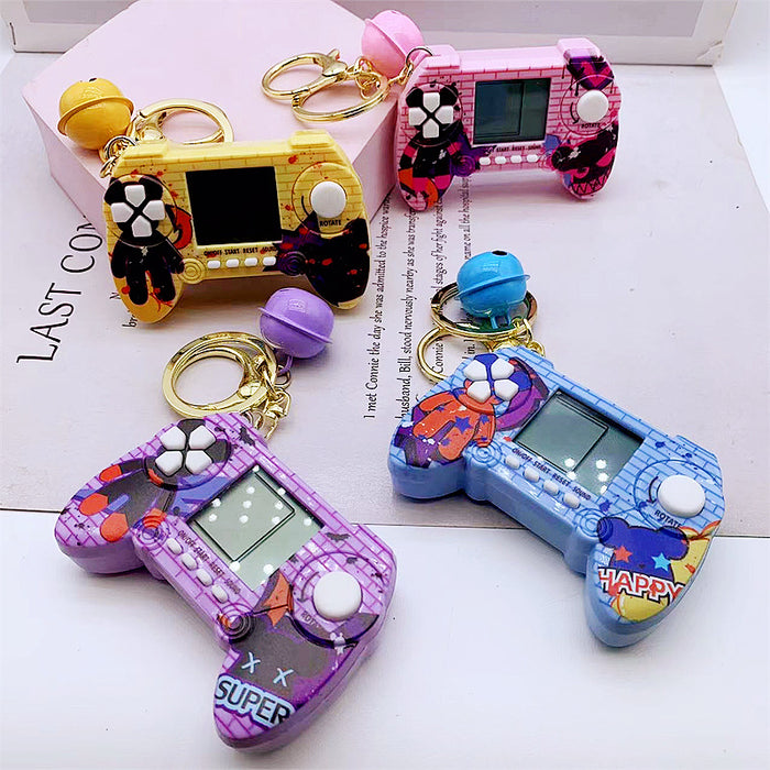 Wholesale Keychains  Acrylic Handheld Mini Game Console Toy MOQ≥2 JDC-KC-DMF016