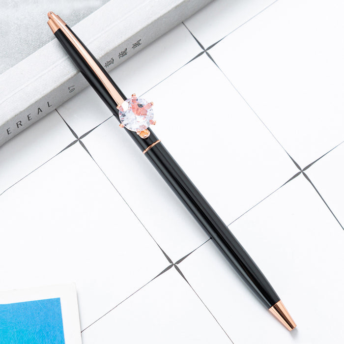 Wholesale diamond ballpoint pen cartoon creative shape pen head JDC-BP-Huah036