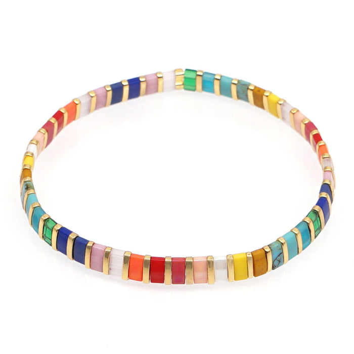 Wholesale Simple Bohemian Ethnic Fashion Multi-layered Bracelet JDC-BT-GBH114