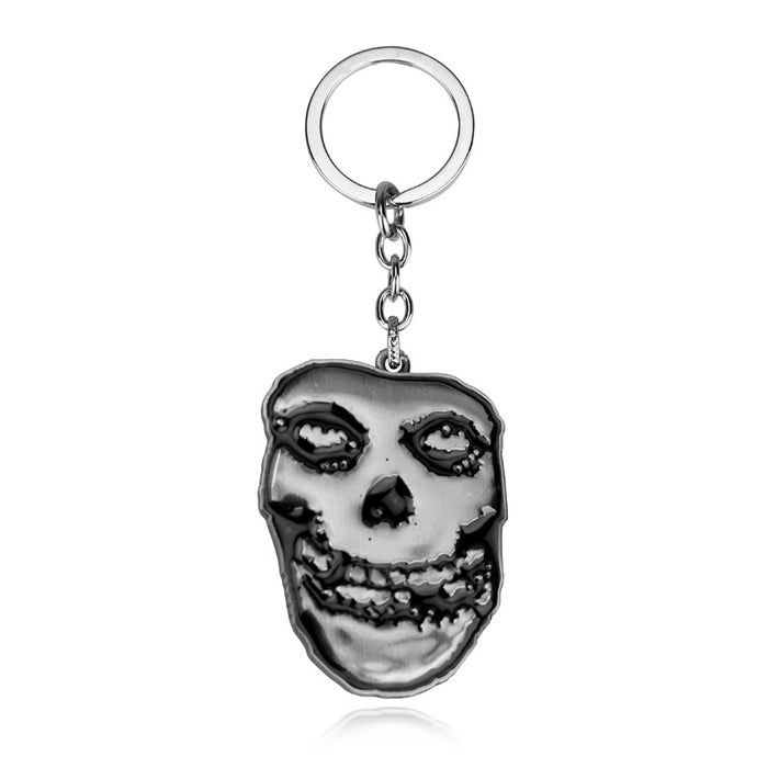 Wholesale Keychain Metal Creative Skull Pendant MOQ≥2 JDC-KC-ZhouX001