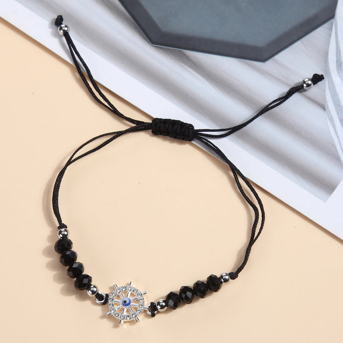 Bracelet d'amitié artisanal en gros cristal en cristal JDC-BT-ZHEQ023