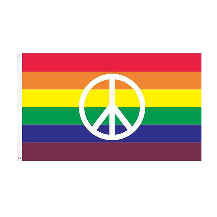 Bandera de poliéster del Día del Orgullo LGBT al por mayor JDC-FG-RJIN001