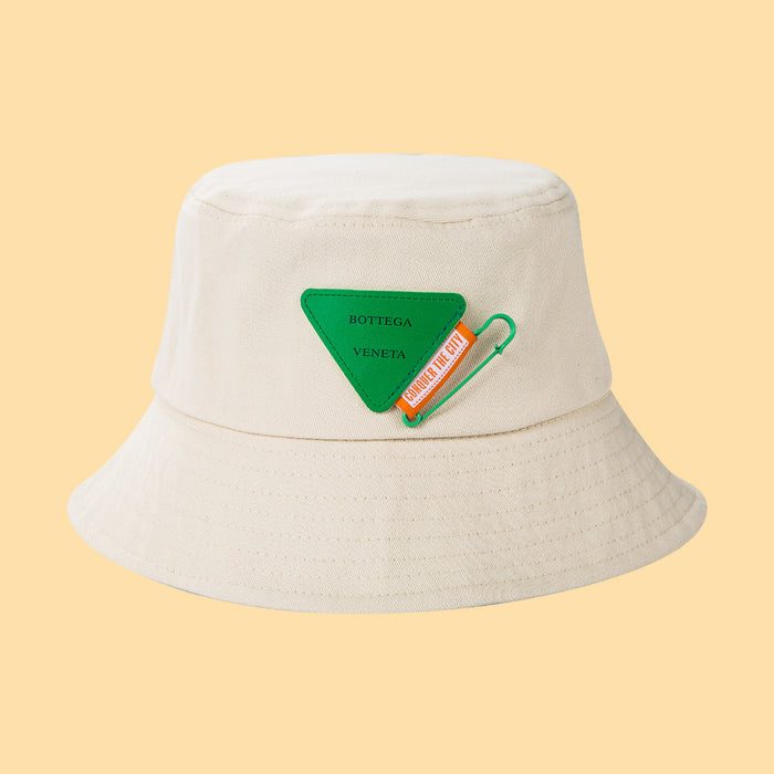Wholesale letter triangle fisherman hat women's tide brand fashion all-match pot hat (F) MOQ≥2 JDC-FH-YuGe002