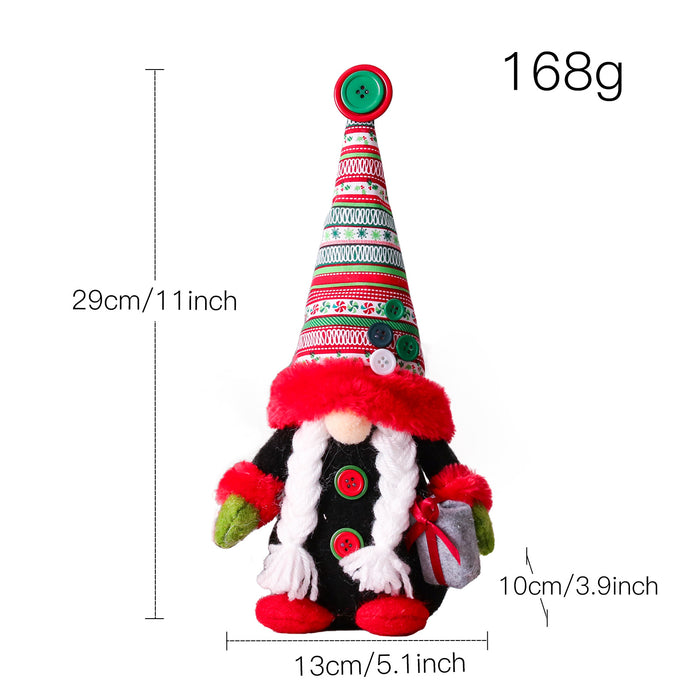 Wholesale Ornament Cloth Christmas Faceless Doll MOQ≥2 JDC-DCN-QuY004