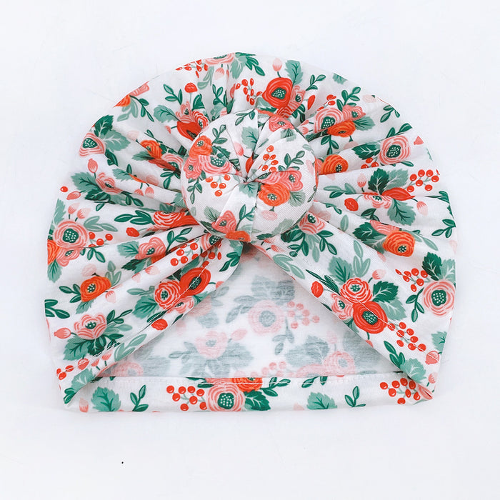 Wholesale baby printed donut indian pullover cap sweatband JDC-HD-ML028