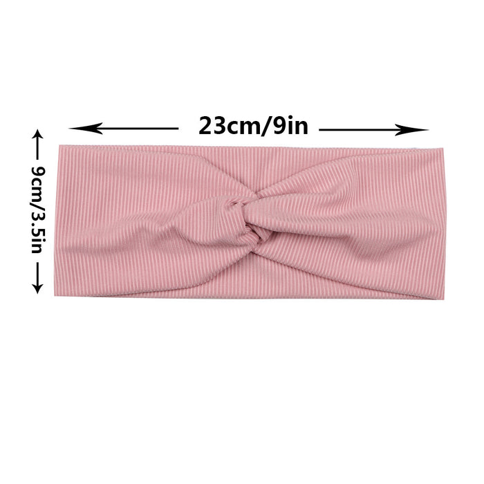 Wholesale Headband Knitted Solid Color Wide Edge Sports MOQ≥2 JDC-HD-FanM007