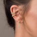 Jewelry WholesaleWholesale Cross Ear Buckle Copper Micro Set Zircon Full Diamond Earrings JDC-ES-ZY003 Piercing 佐伊凯丽 %variant_option1% %variant_option2% %variant_option3%  Factory Price JoyasDeChina Joyas De China