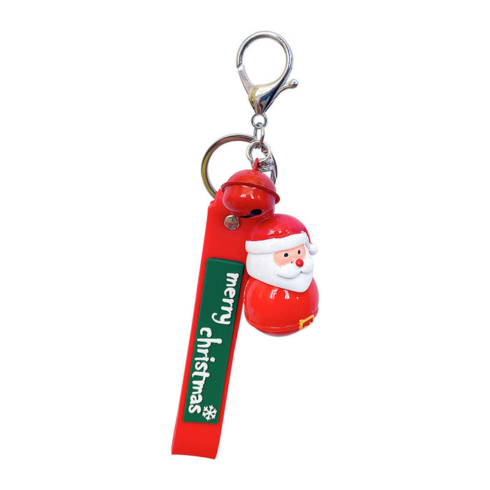 Keychains al por mayor resina Santa Claus JDC-KC-WAN047