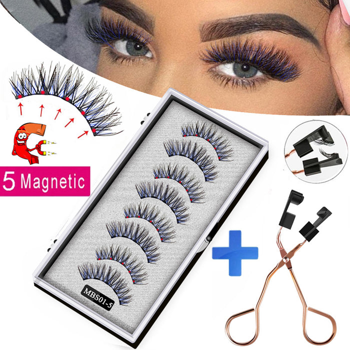 Wholesale eyelashes man-made fiber magnetic false eyelashes MOQ≥3 JDC-EY-YSM002