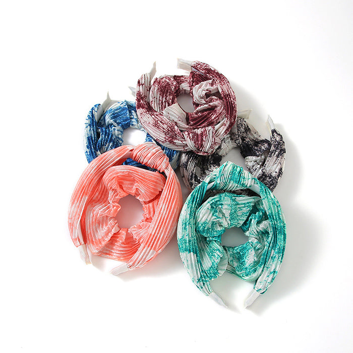 Wholesale Tie Dye Wide Brim Versatile Pressed Hairband JDC-HD-YYang005