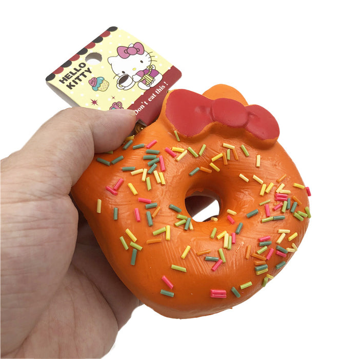 Wholesale Toy Donut Slow Rebound Simulation PU Decompression Crafts MOQ≥5 JDC-FT-DouFa002