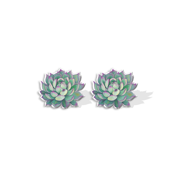 Wholesale Earring Resin Cute Flower Earring MOQ≥2 JDC-ES-XiangL027