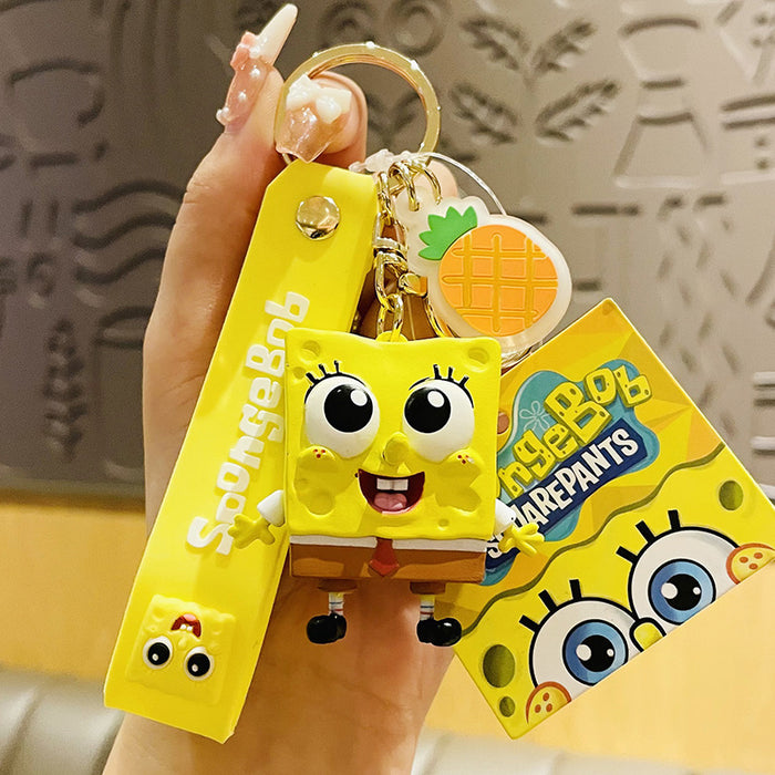 Wholesale keychain pvc cartoon cute delicate bag pendant MOQ≥2 JDC-KC-ManM033