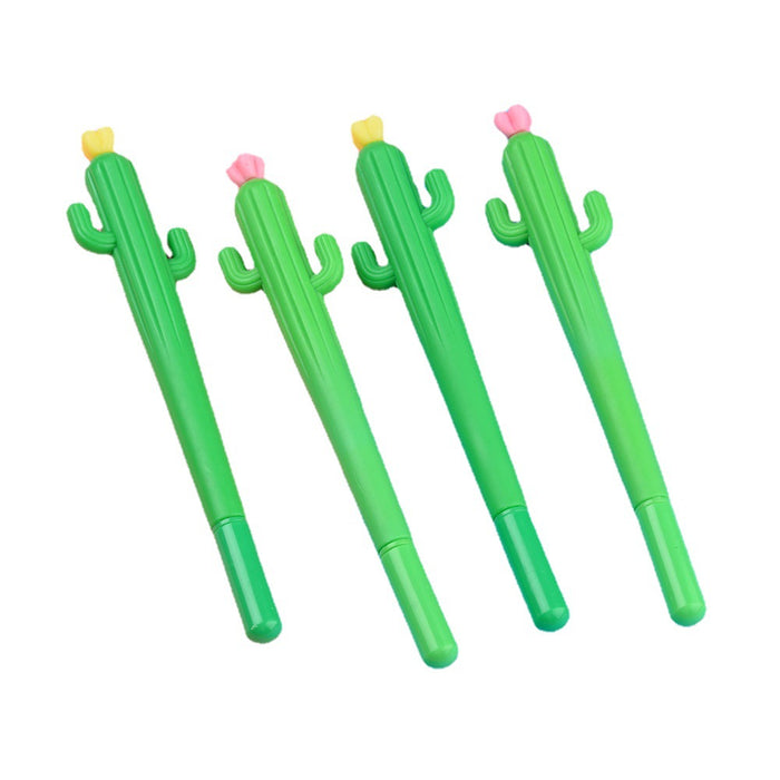 Wholesale Cartoon Decompression Cactus Soft Plastic Ballpoint Pen MOQ≥2 JDC-BP-XHZ002