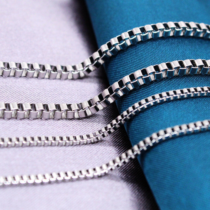 Wholesale Necklace Titanium steel Stainless steel chain MOQ≥2 JDC-NE-GangGu007