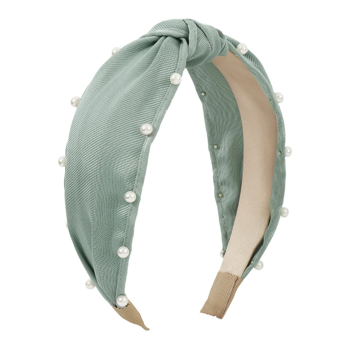 Wholesale Headband Fabric Imitation Pearl Gorgeous Elegant JDC-HD-YuL111