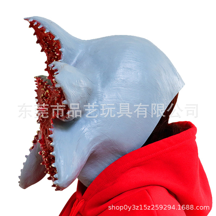Wholesale Mask Latex Halloween Ball Horror Piranha JDC-FM-PinY002