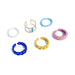 Jewelry WholesaleWholesale rice bead alloy resin ring set JDC-RS-Yida003 Rings 宜达 %variant_option1% %variant_option2% %variant_option3%  Factory Price JoyasDeChina Joyas De China