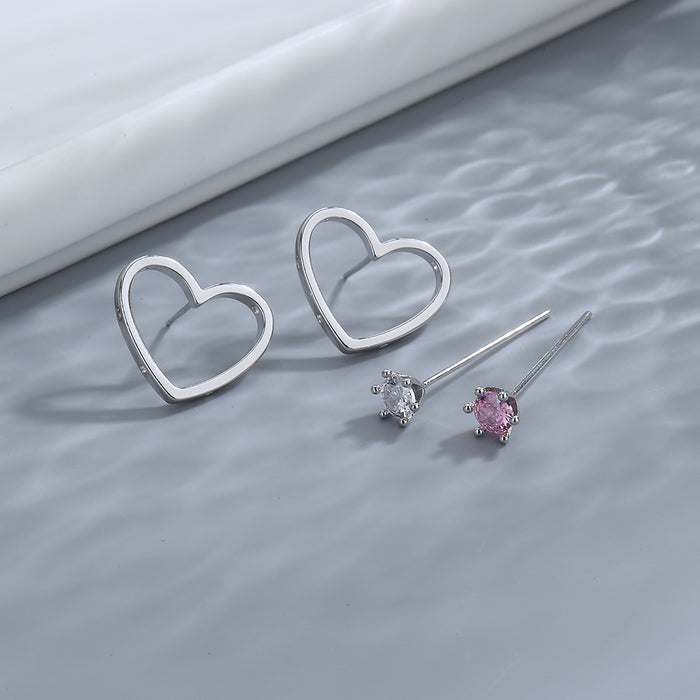 Wholesale earrings copper arrow through the heart single JDC-ES-gumn013