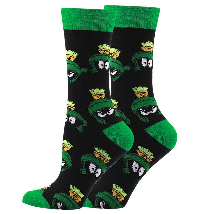 Wholesale Socks Cotton Funny Cartoon Frog Medium Tube MOQ≥3 JDC-SK-XQ006