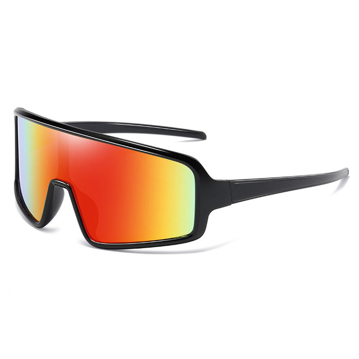 Gafas de sol deportivas al por mayor de marco grande gafas para adultas a prueba de viento jdc-sg-lany001