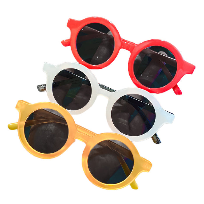 Jewelry WholesaleWholesale Kids Sunglasses Sunshade Round Frame Hollow Sunscreen JDC-SG-I004 Sunglasses 溪南 %variant_option1% %variant_option2% %variant_option3%  Factory Price JoyasDeChina Joyas De China