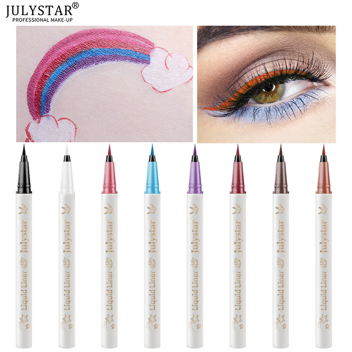 Wholesale colorful natural waterproof eyeliner easy to color MOQ≥3 JDC-ER-MKa002