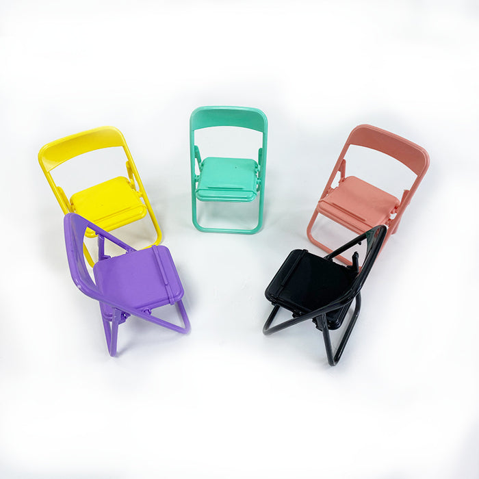 Wholesale Grips Holder Cell Phone Folding Small Chair Holder Cute Mini MOQ≥2 JDC-PS-PBo001