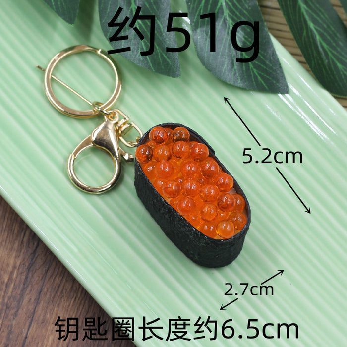 Wholesale Keychains PVC Simulation Food Sushi JDC-KC-WDF001