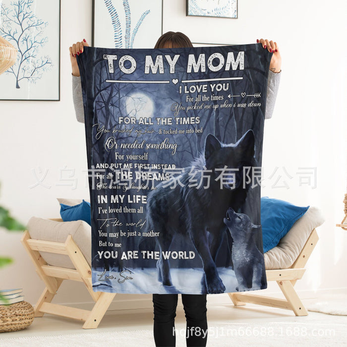 Wholesale Blanket Plush Print MOQ≥2 JDC-BK-Hongqiao002