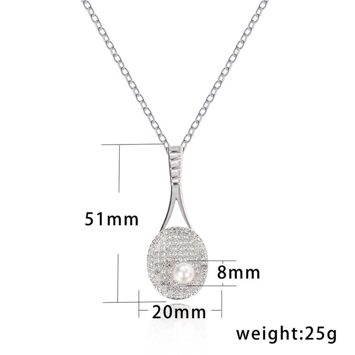 Wholesale Necklace Alloy Micro Inlaid Zircon Mesh Ball MOQ≥2 JDC-NE-MiMeng037
