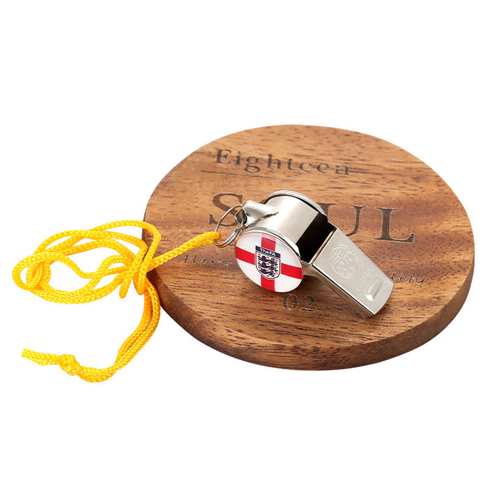 Wholesale Key Chain World Cup Metal Whistle Soccer Souvenirs JDC-KC-QHY001