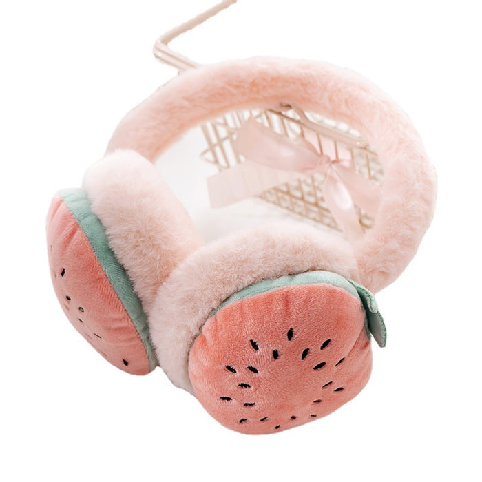 Wholesale Earmuffs Plush Kids Adjustable Fruit Earmuffs Warm JDC-EF-ZhuoH001