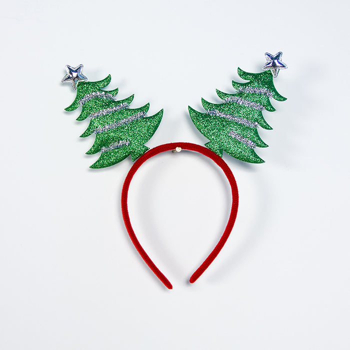 Wholesale Decorative Christmas Cartoon Snowflake Antlers Headband MOQ≥2 JDC-DCN-Cunj003
