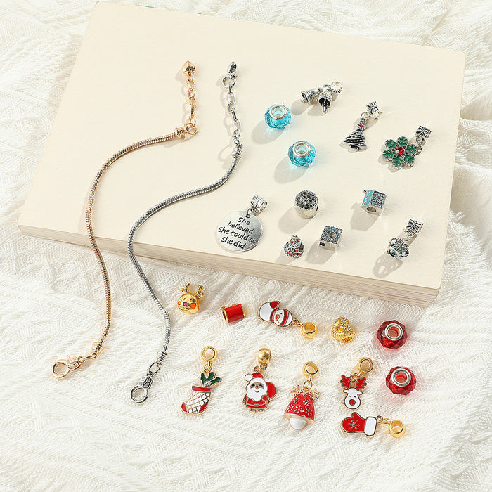 Wholesale Bracelet Alloy Christmas Accessories DIY Bracelet Gift Box Set MOQ≥2 JDC-BT-KeFeng002