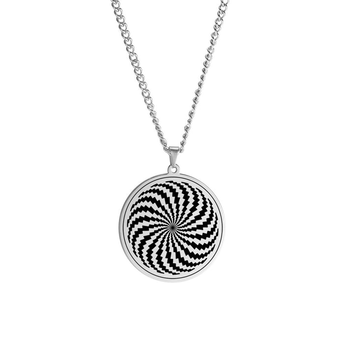 Wholesale Necklaces Stainless Steel Spiral Pendant MOQ≥2 JDC-NE-GEXA005