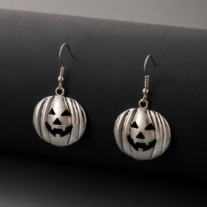 Wholesale Earring Alloy Halloween Pumpkin Ghost Earrings JDC-ES-MOM019