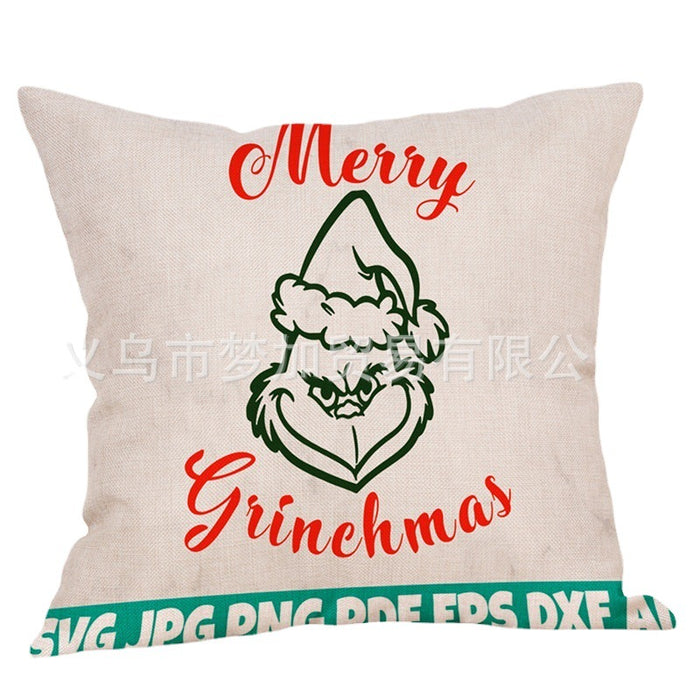 Wholesale Cartoon Characters Christmas Hat Pillowcase (M) JDC-PW-mengj002