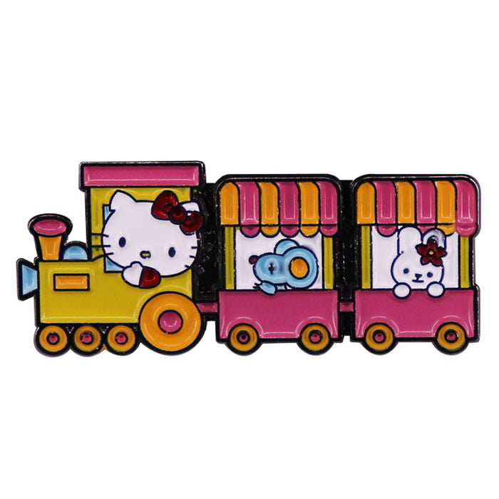 Wholesale Brooch Cartoon Train Cartoon Metal Badge MOQ≥2 JDC-BC-DeC002