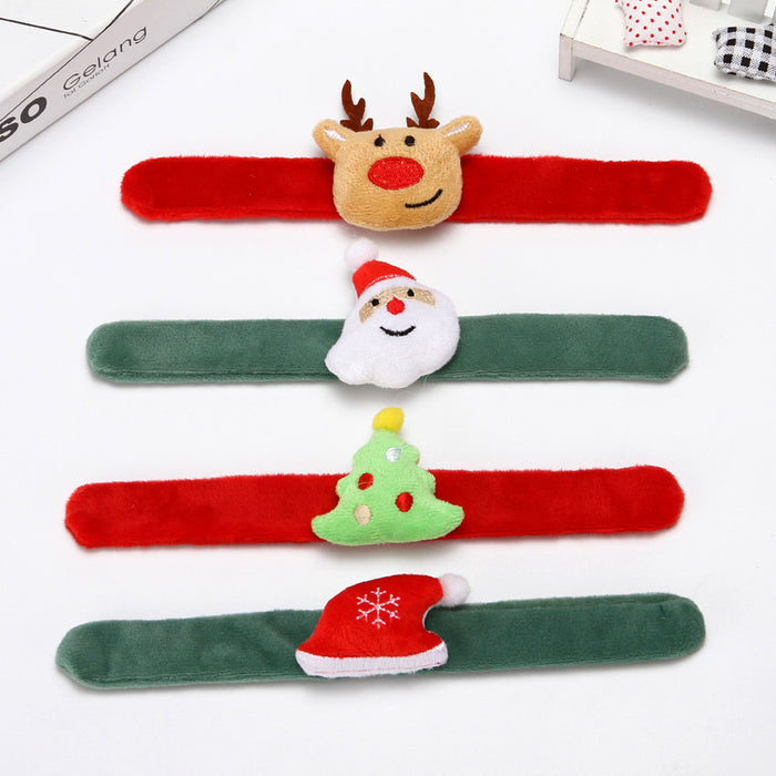 Wholesale Bracelet Flannel Christmas Cute Clap Bracelet JDC-BT-MiS001