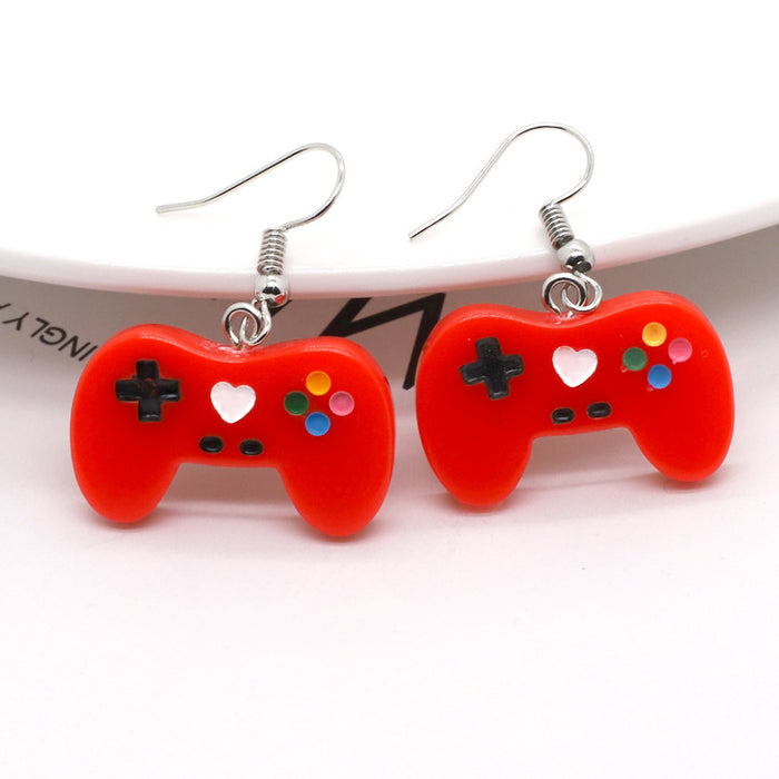 Boucles d'oreilles de la console de jeu de couleur de couleur mignonne en gros jdc-es-juej004