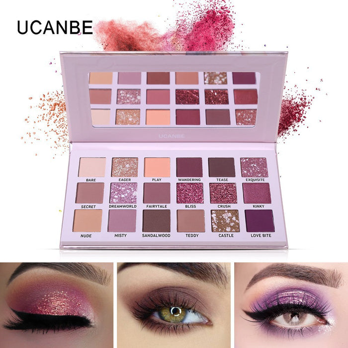 Wholesale Desert Rose 18 Colors Eyeshadow Palette JDC-EY-UC001
