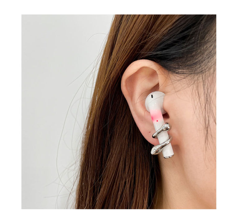 Wholesale Earrings Wireless Headphones Anti-Lost Stud Earrings Snake Headphone Decorations JDC-ES-kenj005
