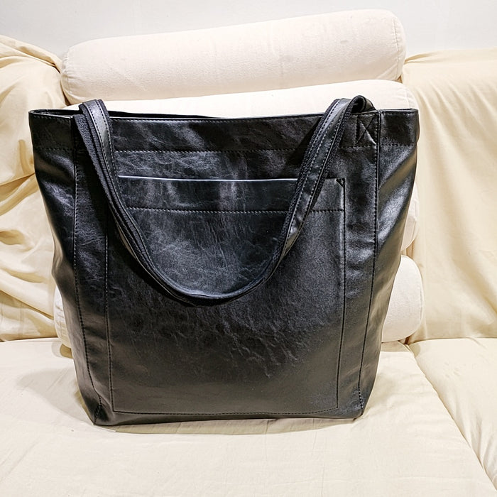 Wholesale Handbag PU Retro Oil Wax Leather Large Capacity Shoulder JDC-HB-Mingg003