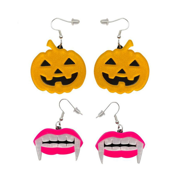 Wholesale Earrings Acrylic Halloween Funny JDC-ES-Xuep058